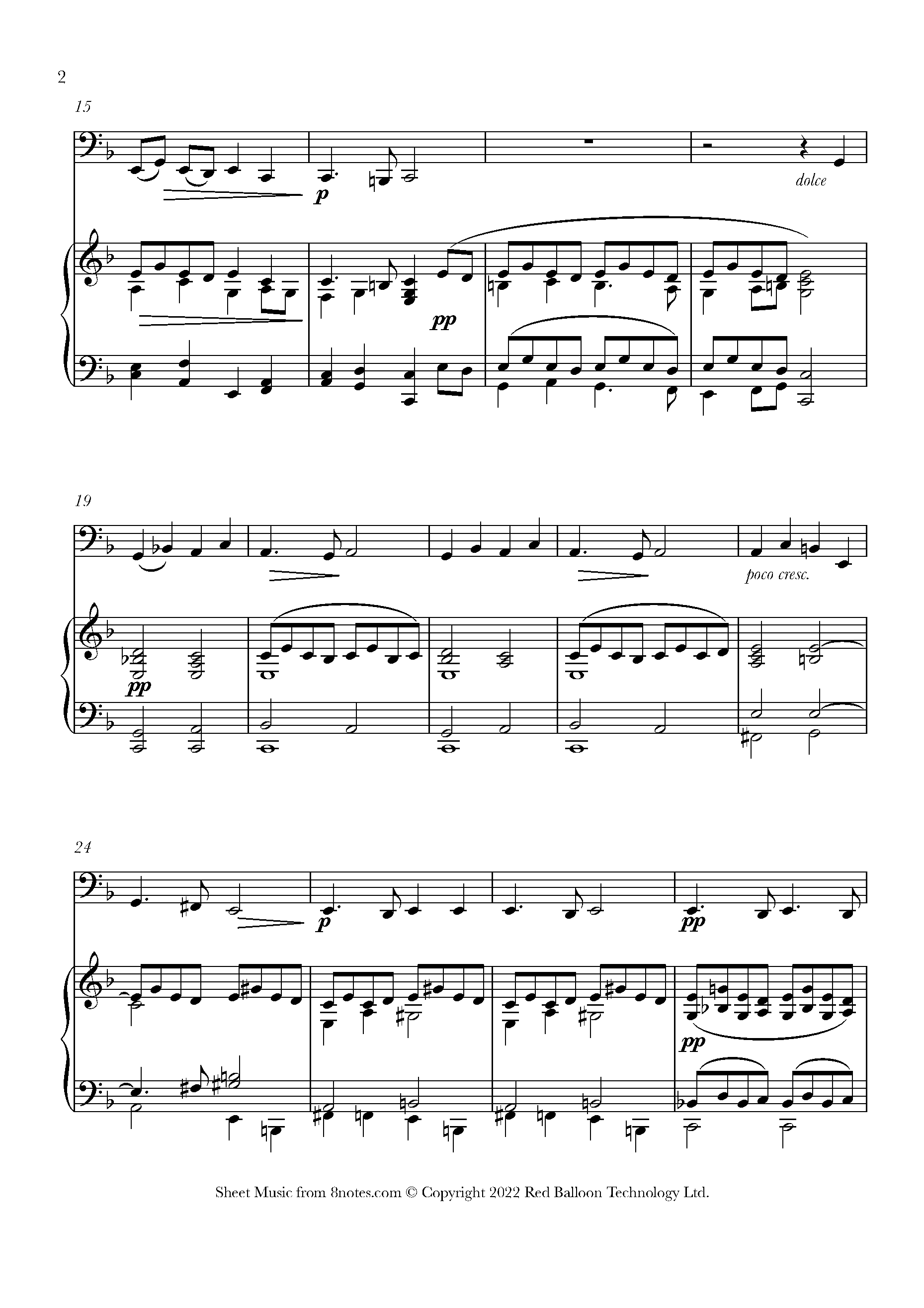 Fauré Pie Jesu Sheet music for Tuba