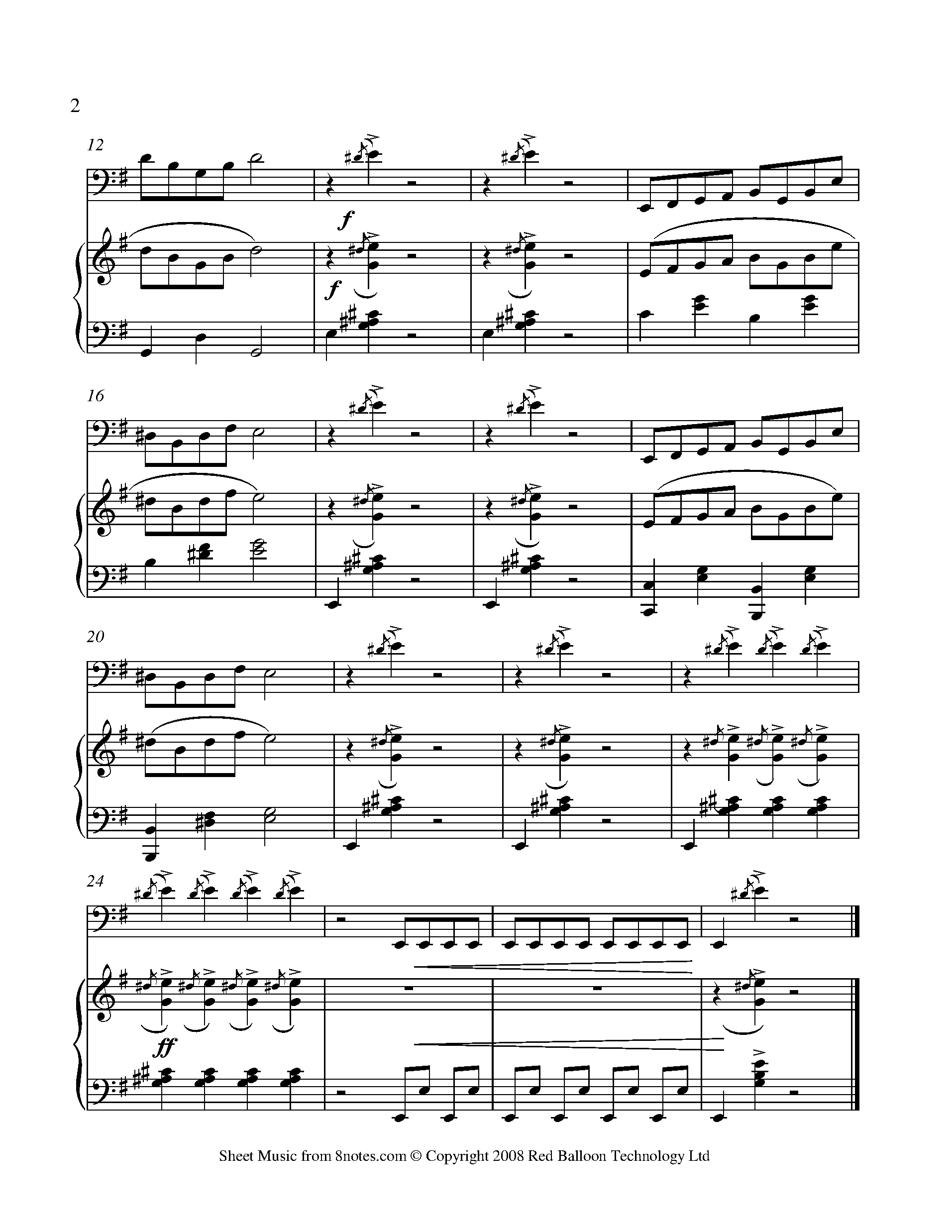 Grieg In the Hall of the Mountain King Sheet music for Tuba
