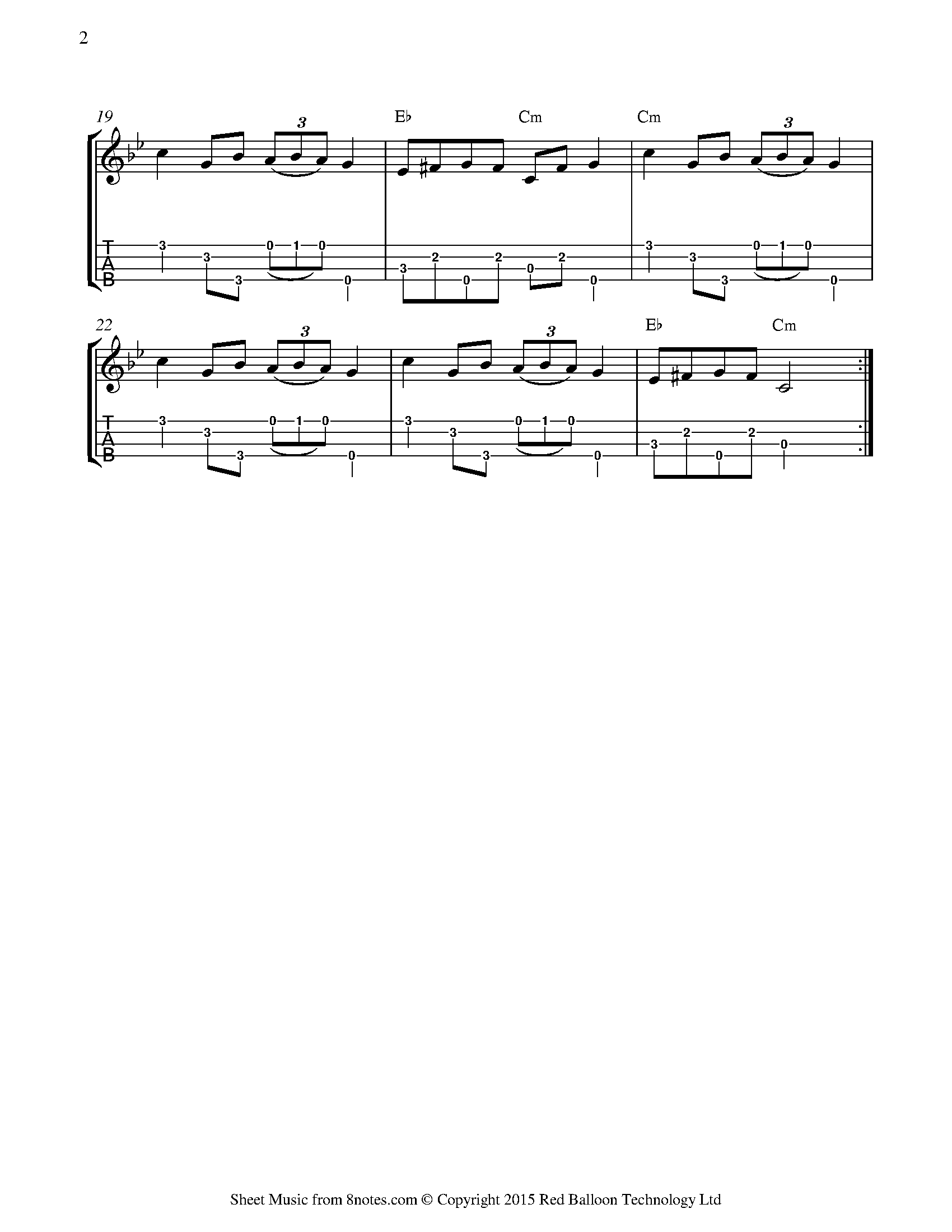 A Romanian Tune from Jamtland Sheet music for Ukulele