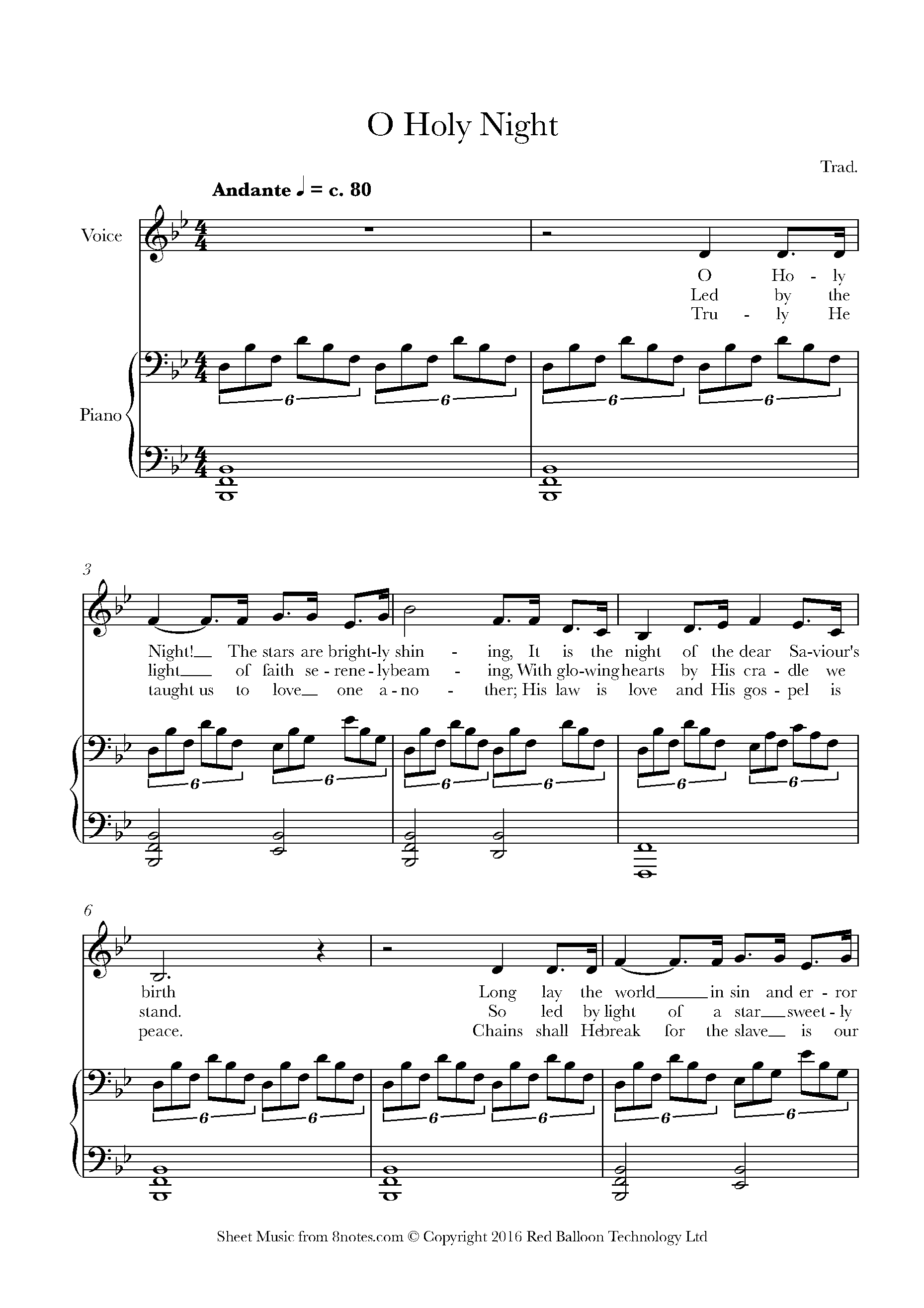 O Holy Night Chords Ver 3 With Lyrics By Misc Christmas For Guitar