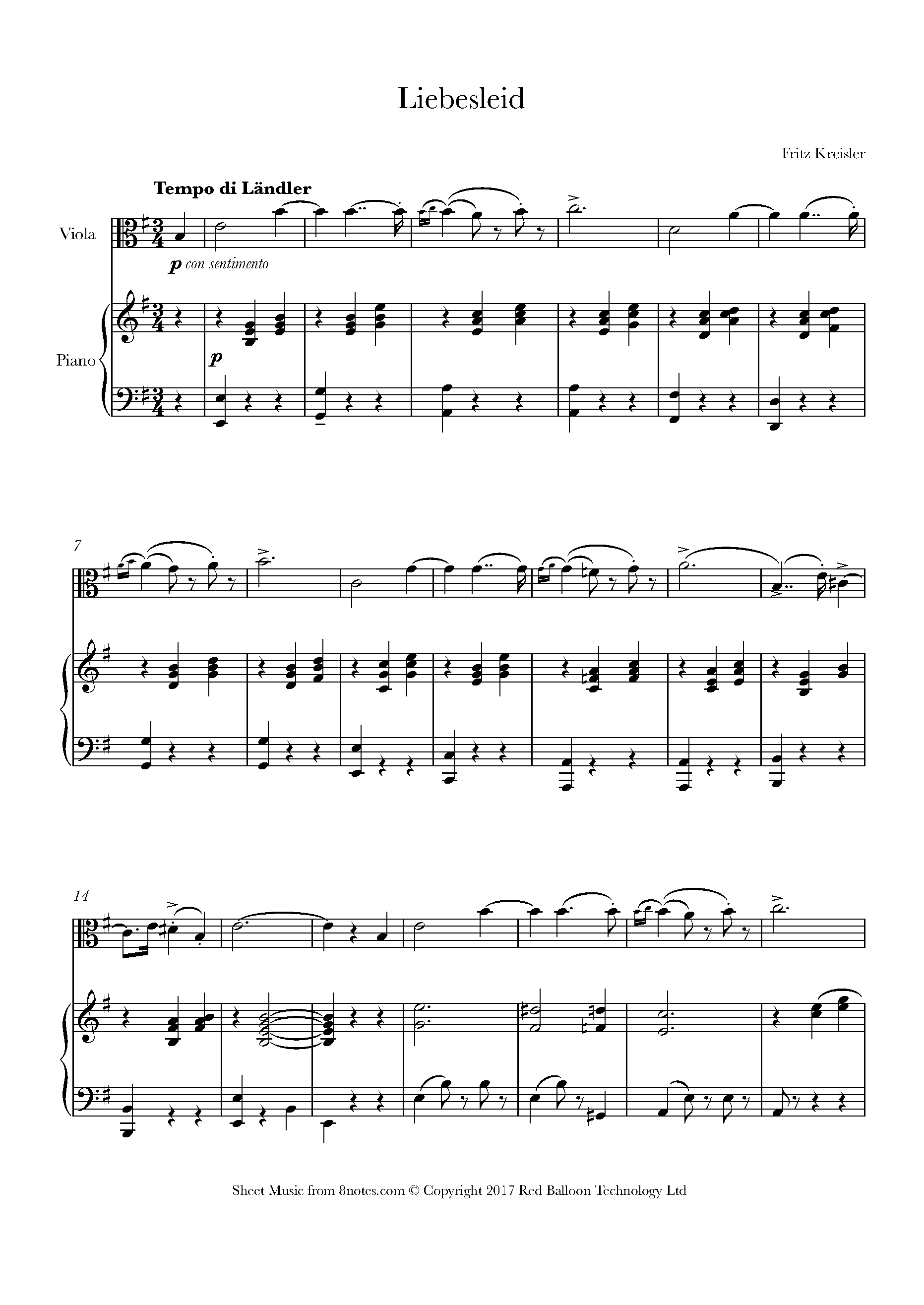 kreisler viola