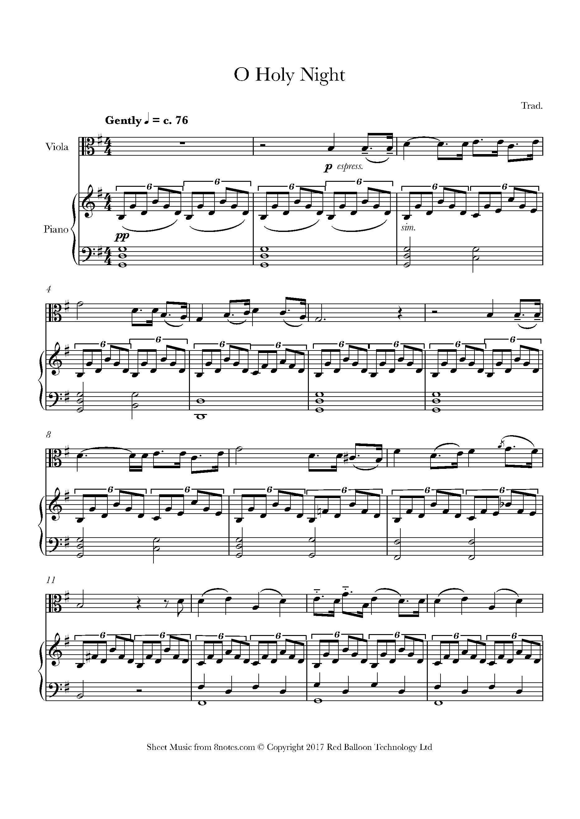 O Holy Night C Instrument Sheet Music (Lead Sheet) with Chords and Lyrics