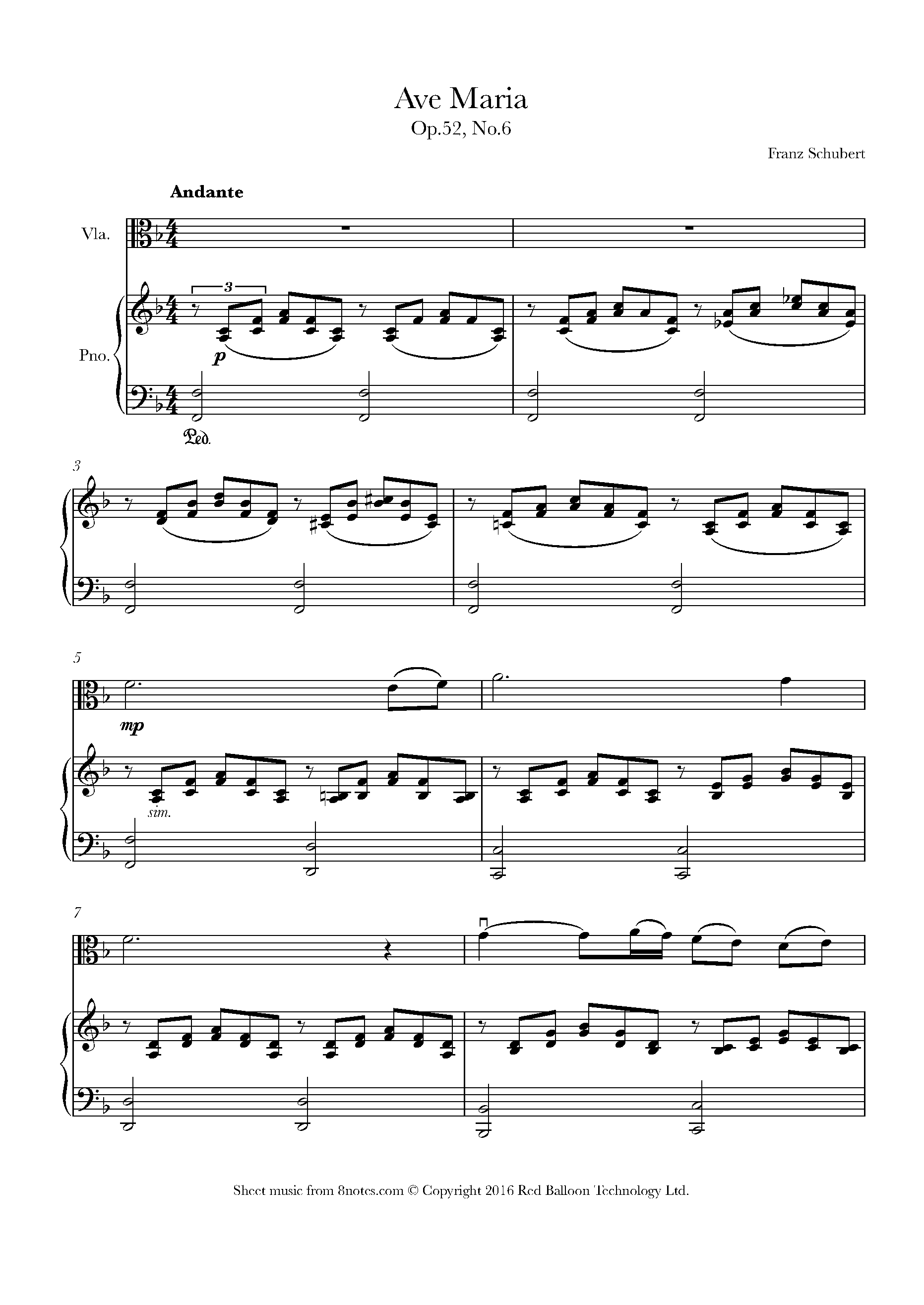 Ave Chord Chart