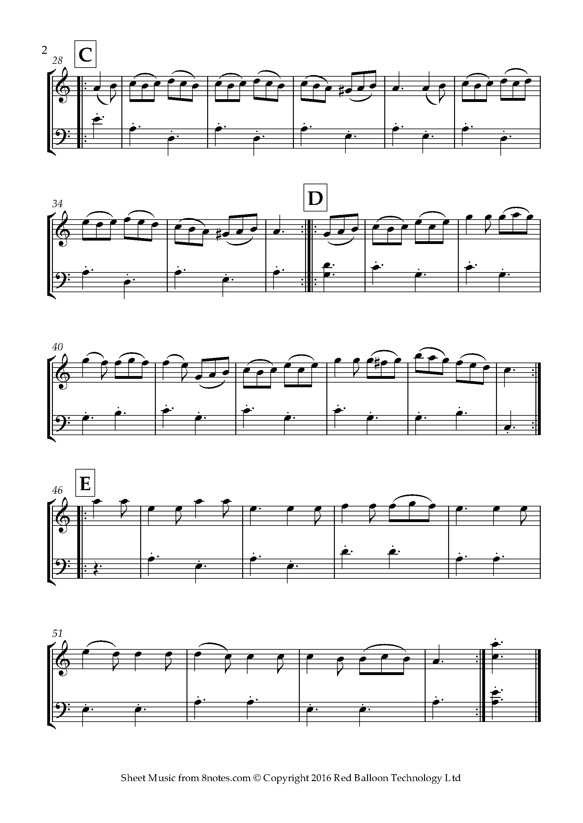 Tarantella Napoletana (Traditional Italian) Sheet music for Violin