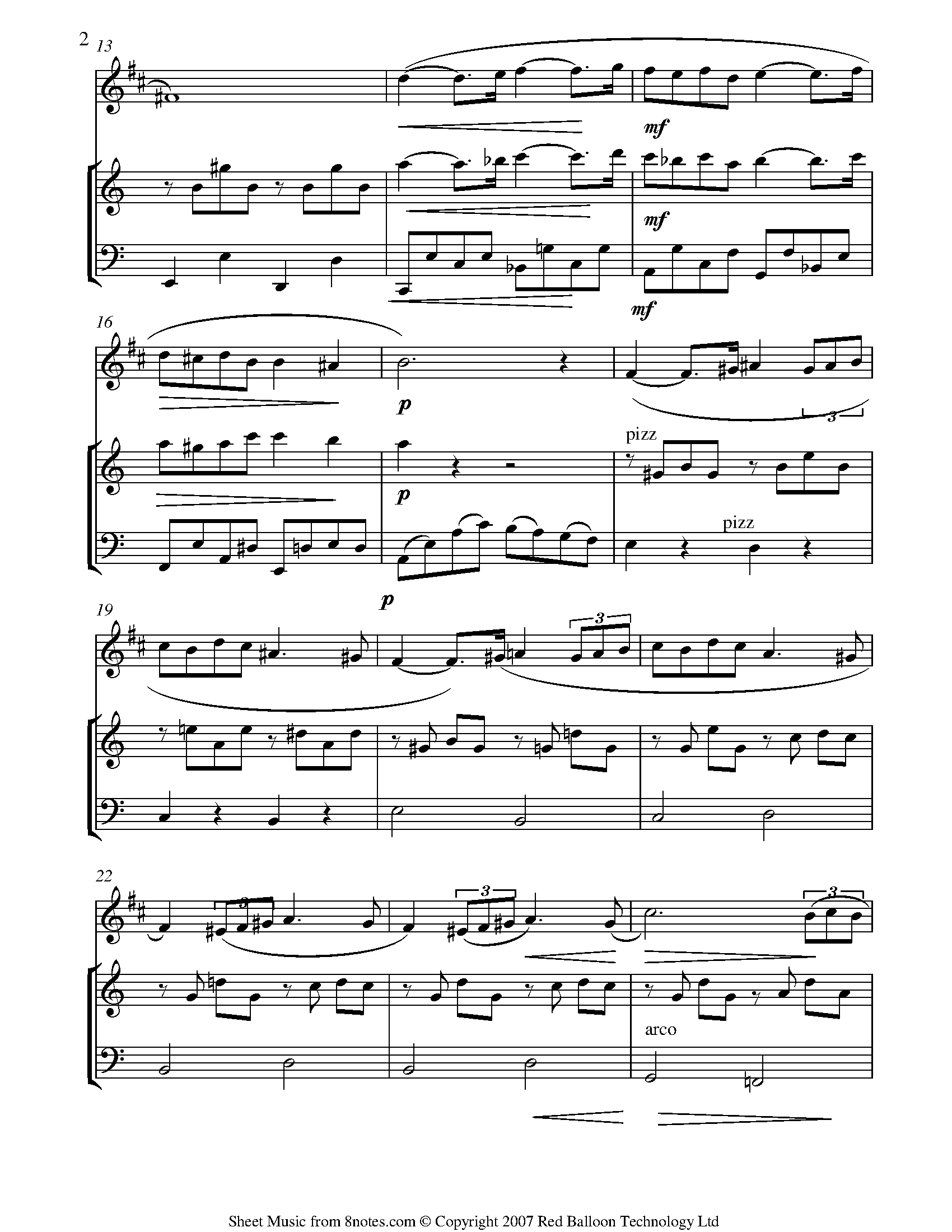 Fauré Pavanne Sheet music for