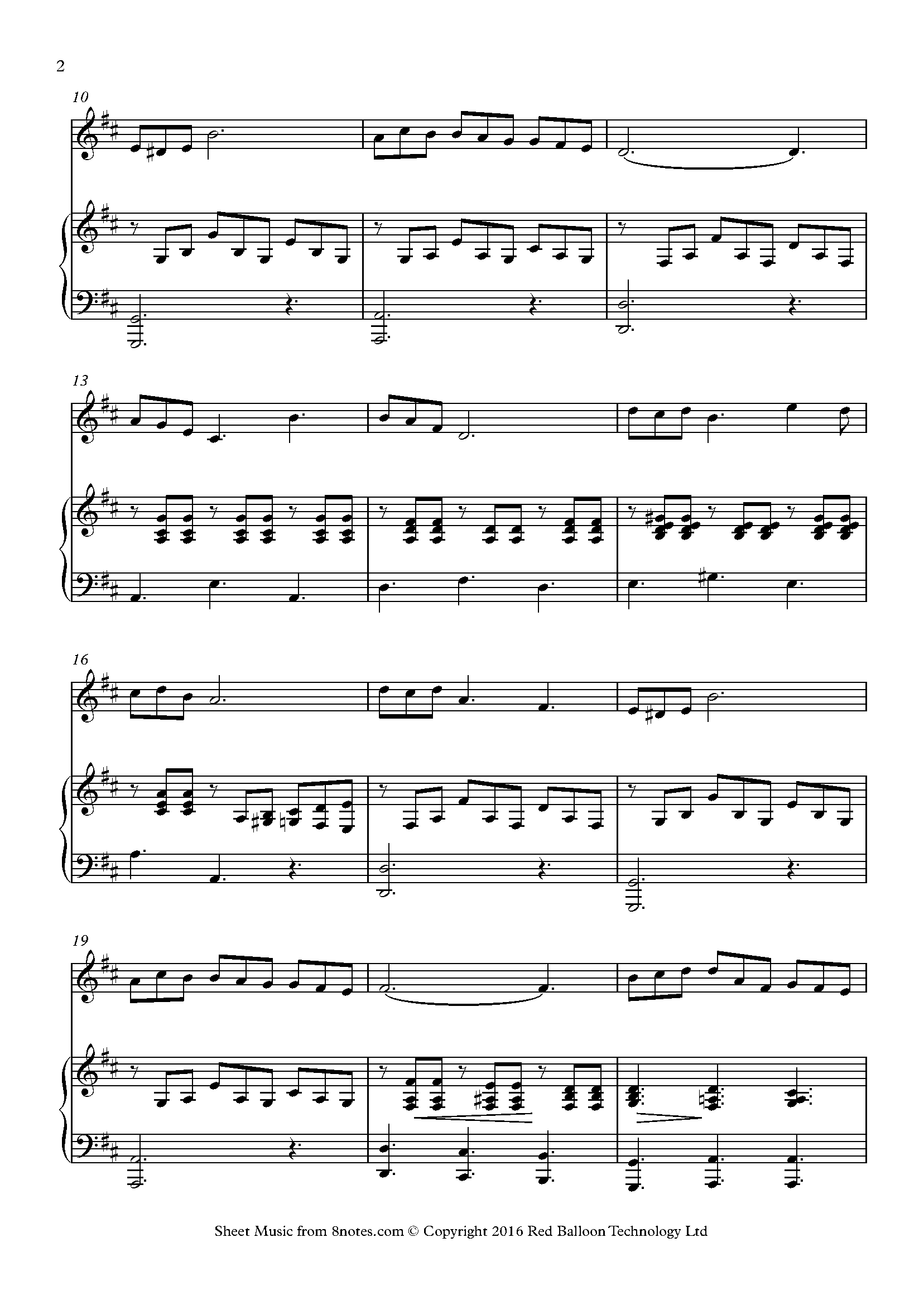 Stephen Foster Beautiful Dreamer Sheet music for Violin