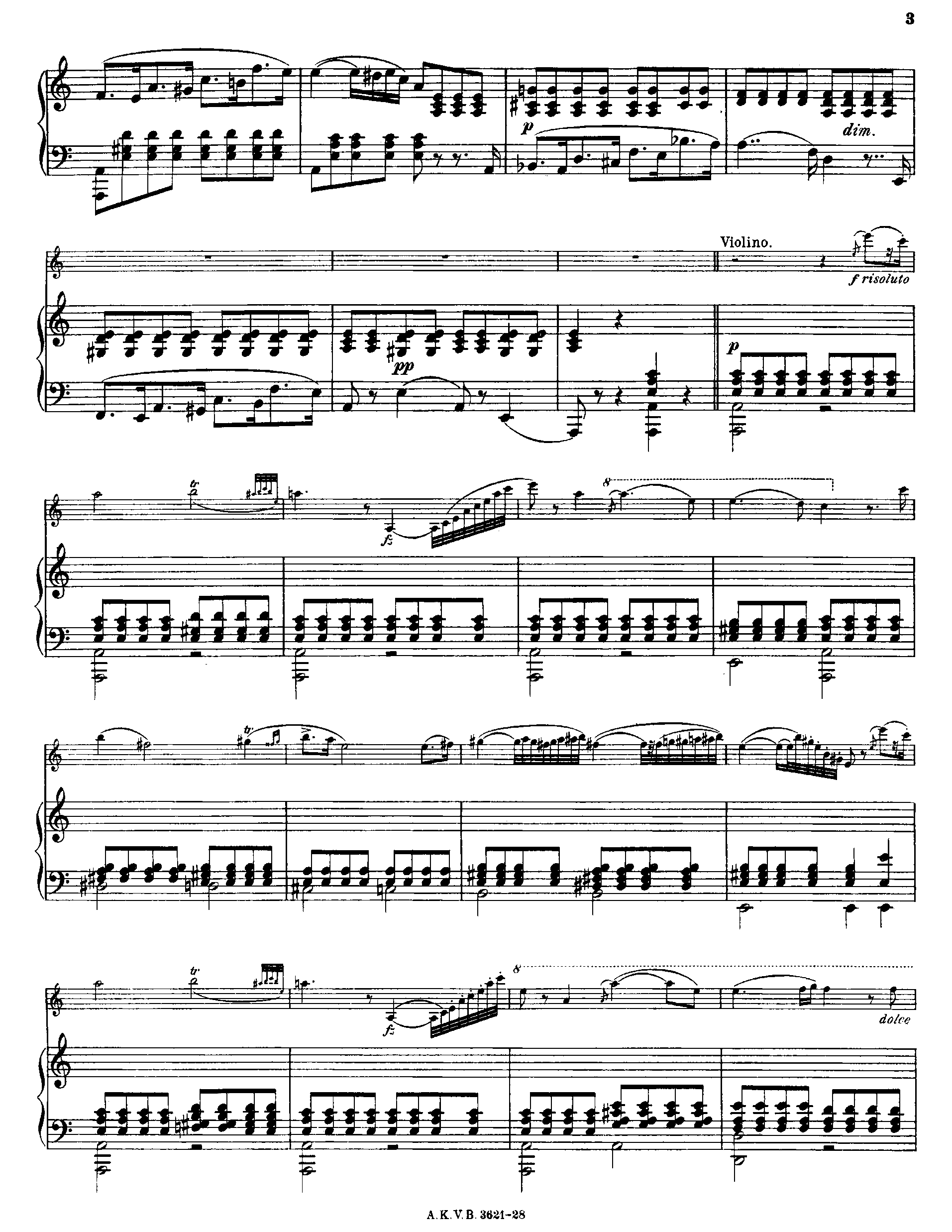 Violin Concerto No.9, Op.104 by ﻿Charles Auguste de Bériot Sheet Music arranged by 8notes.com for Violin - 1 of 20 pages