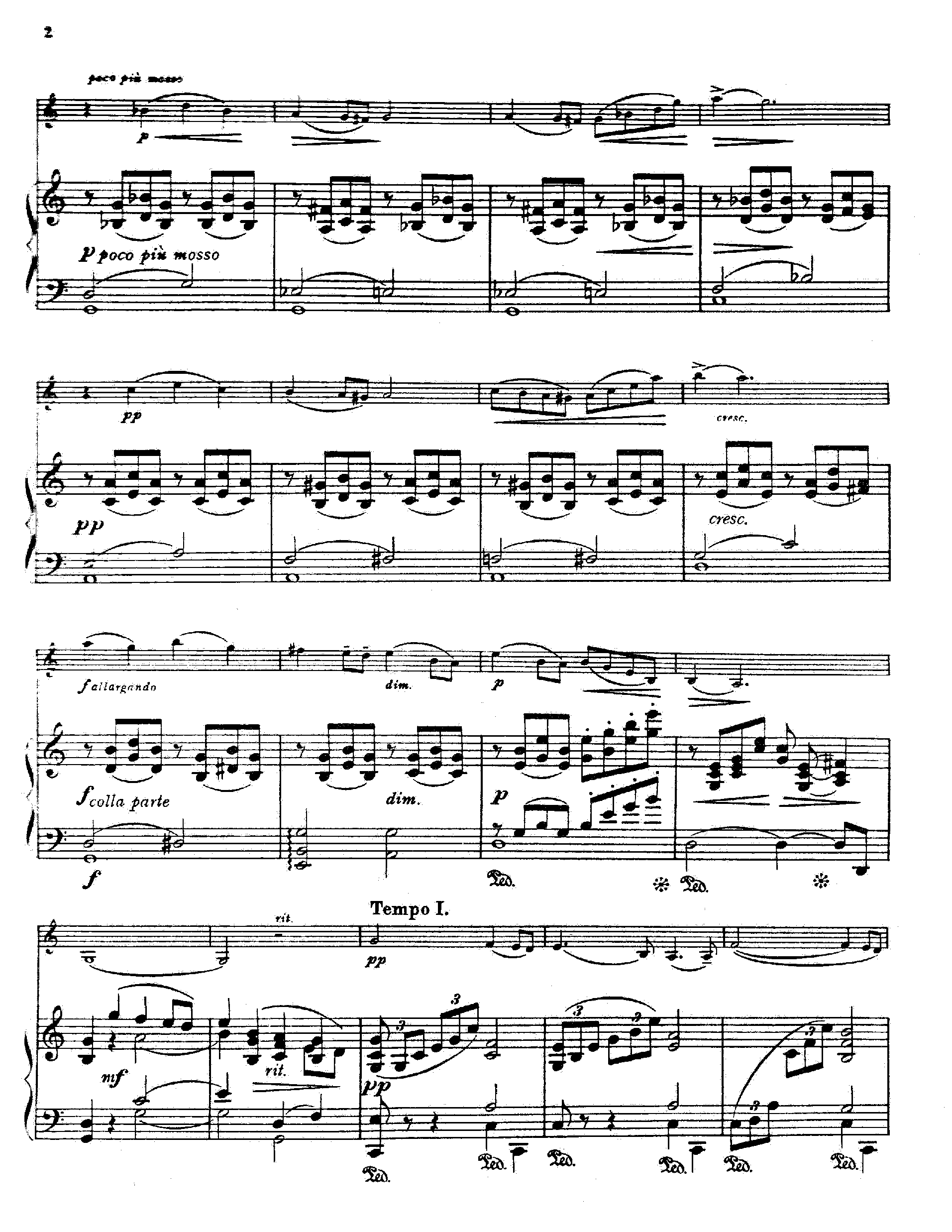 4 Short Pieces for Violin and Piano, H.104 by Frank Bridge Sheet Music arranged by 8notes.com for Violin - 1 of 12 pages