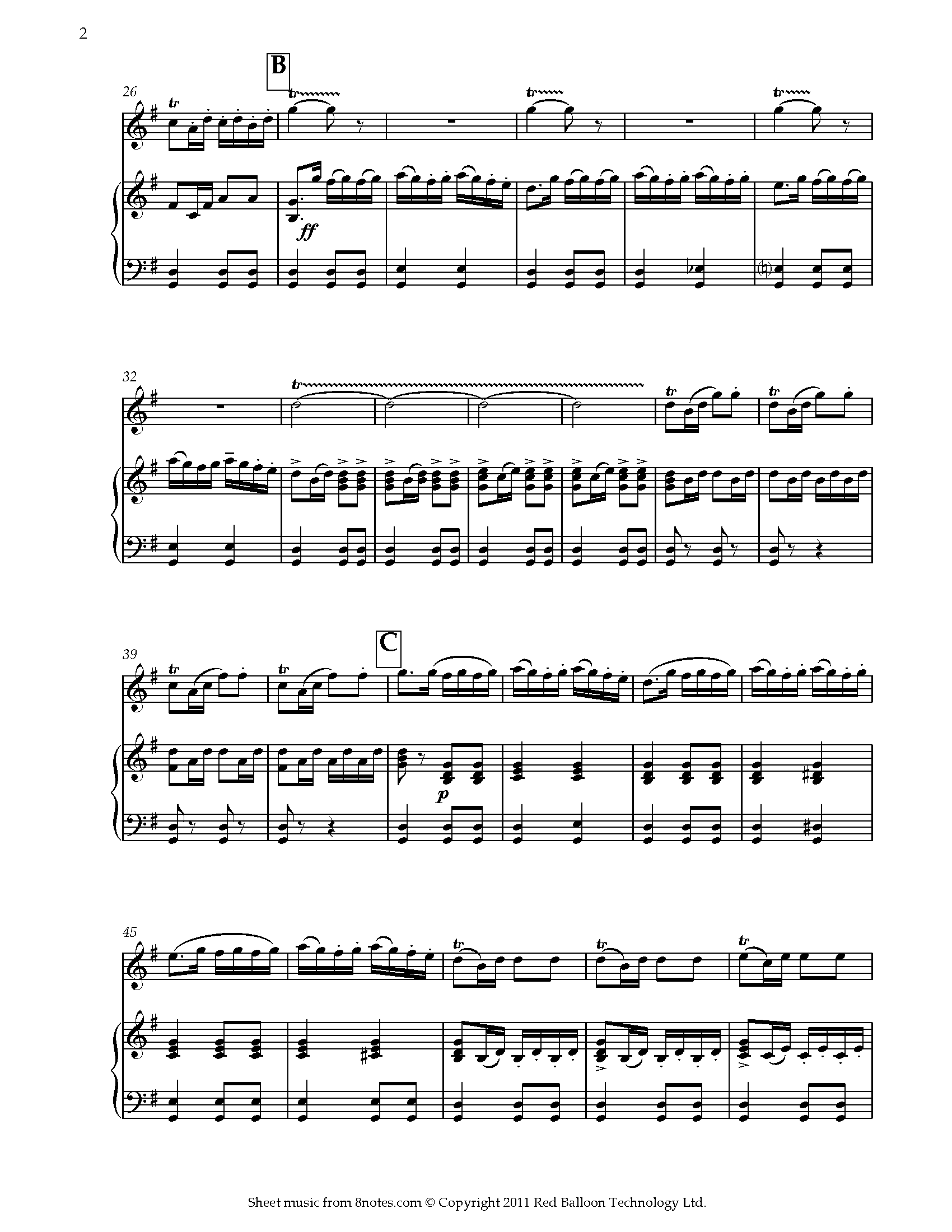 RimskyKorsakov Alborada from Capriccio Espagnol Sheet music for