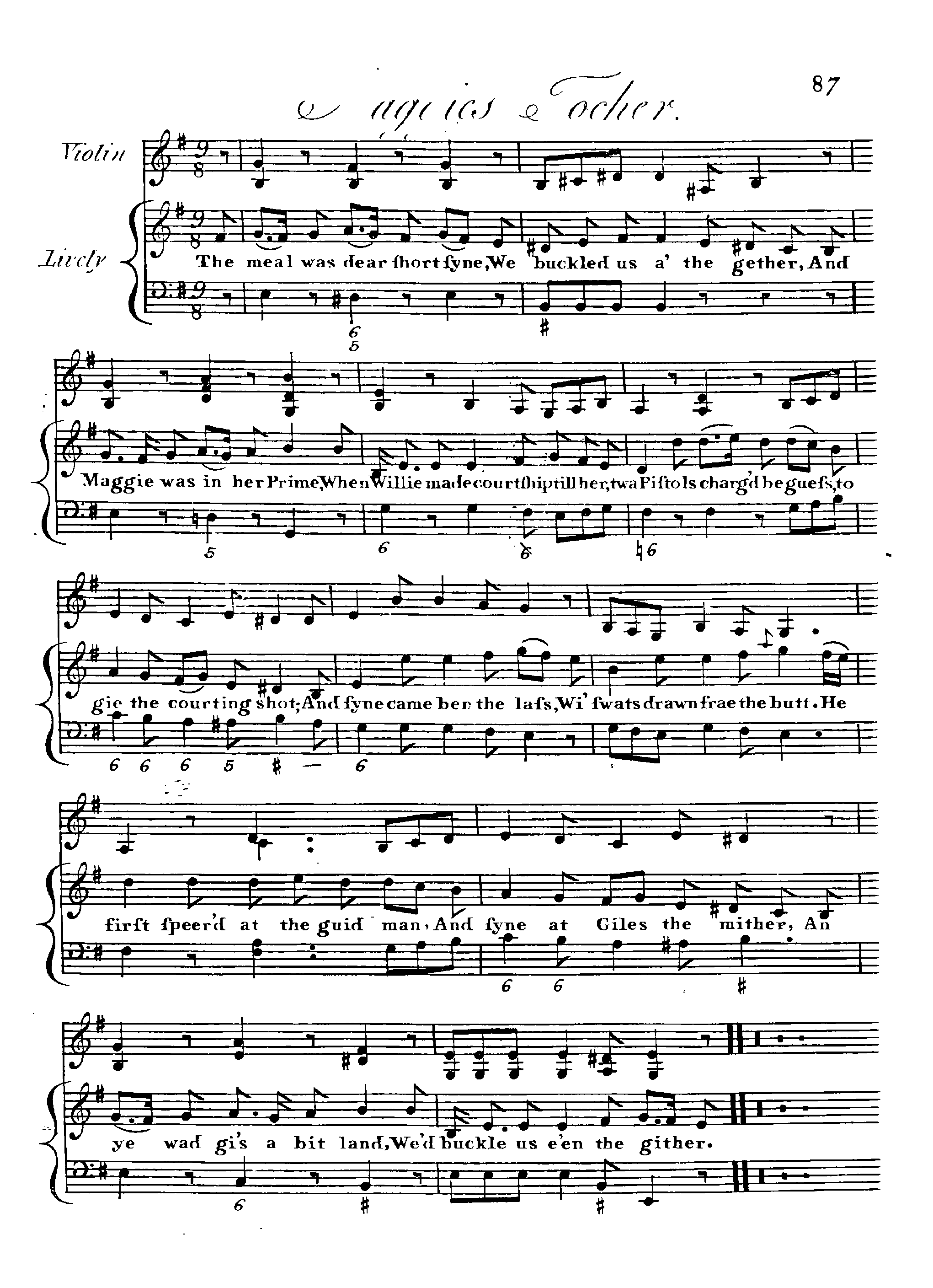 Haydn, Franz Josef - Maggie's Tocher, Hob.XXXIa:86 Sheet music for ...