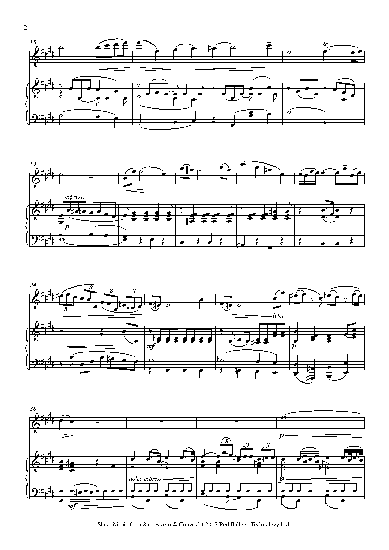 Mozart Adagio in E major K. 261 Sheet music for Violin