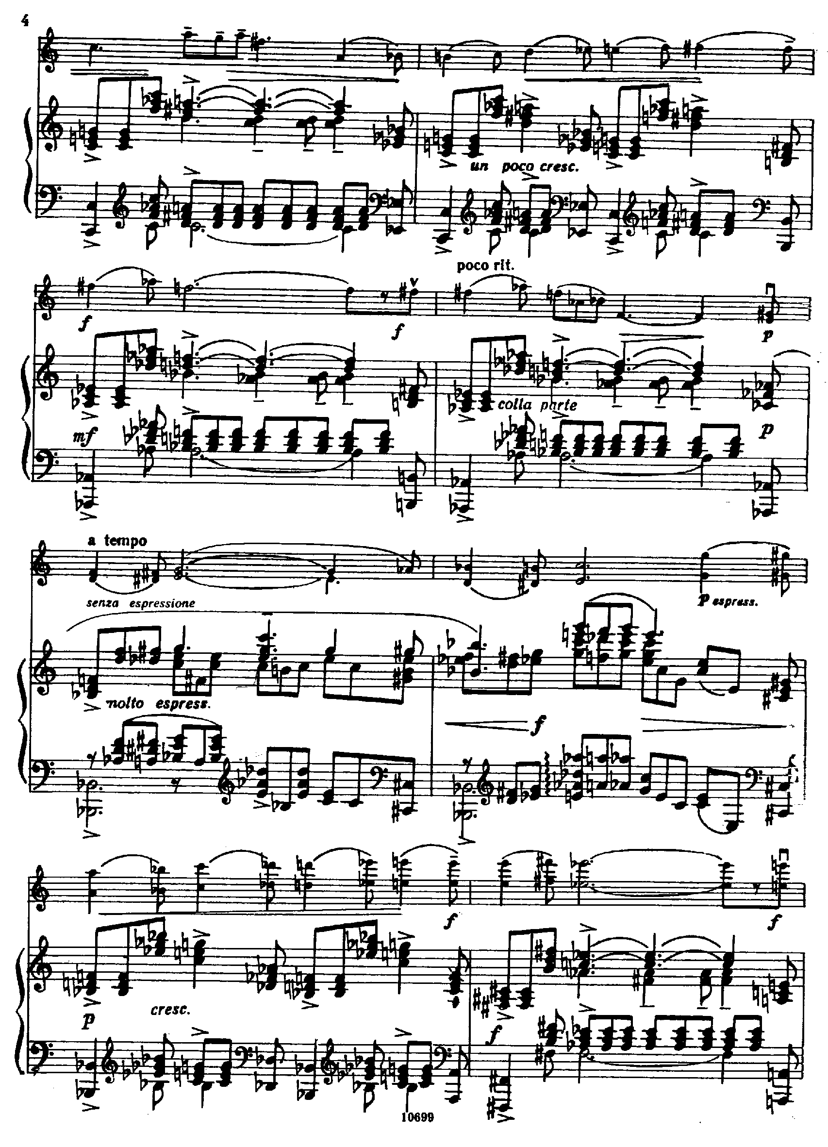 5 Melodies, Op.35bis by Sergei Prokofiev Sheet Music arranged by 8notes.com for Violin - 1 of 21 pages