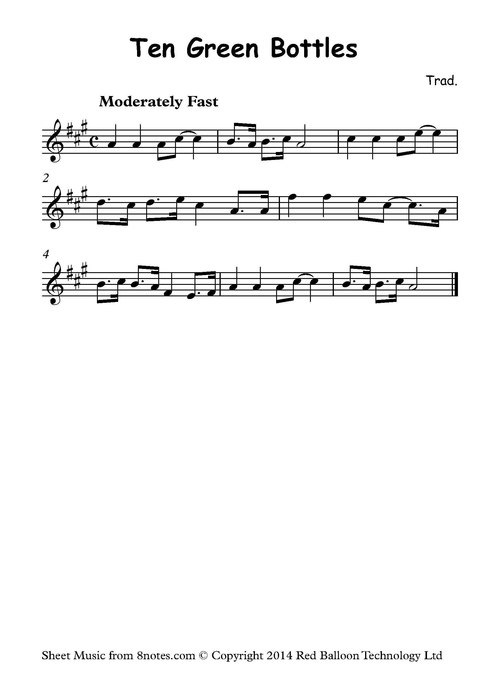 ten violin 8notes shortcuts