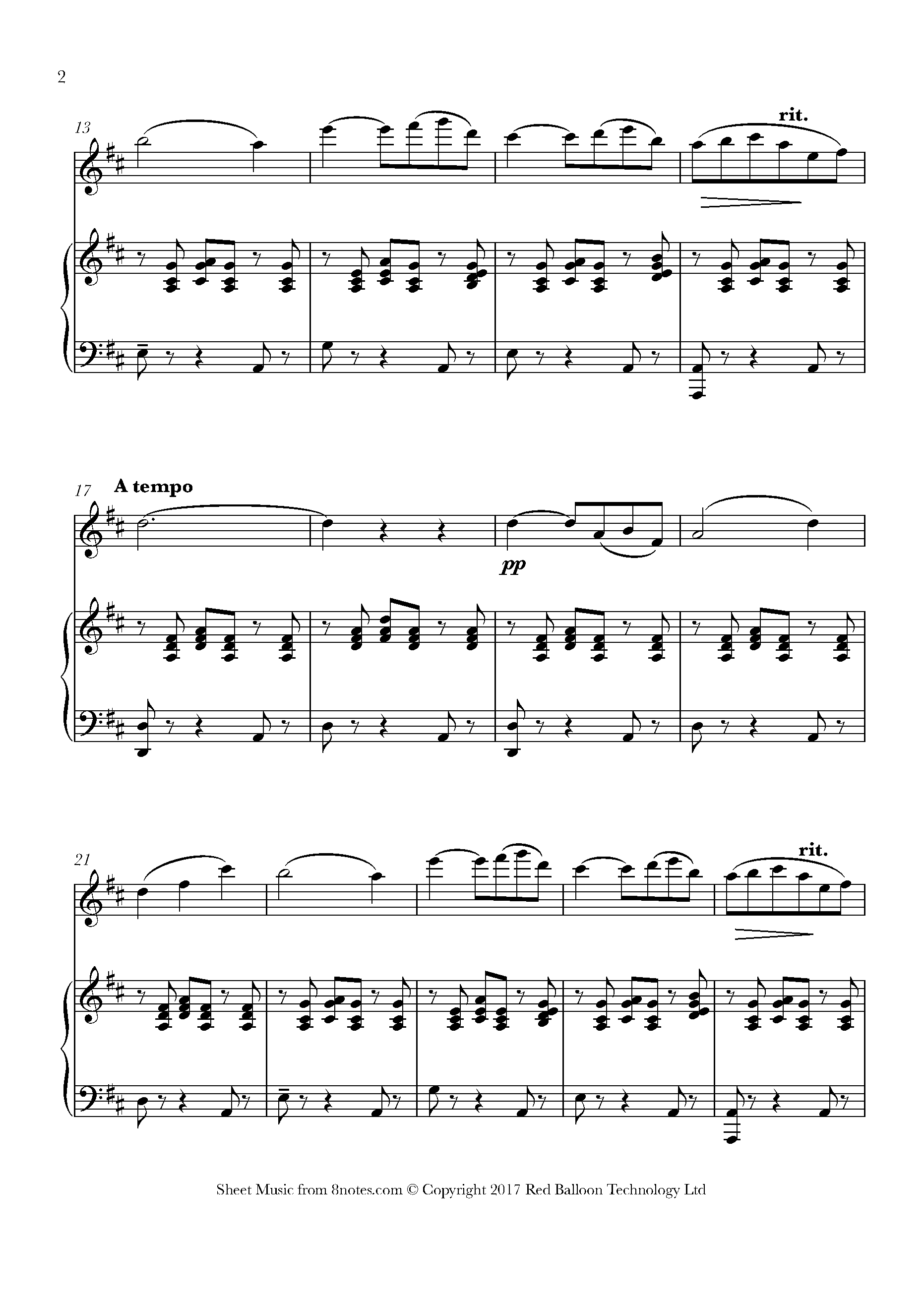 Toselli Serenata Rimpianto, Op. 6 No.1 Sheet music for Violin