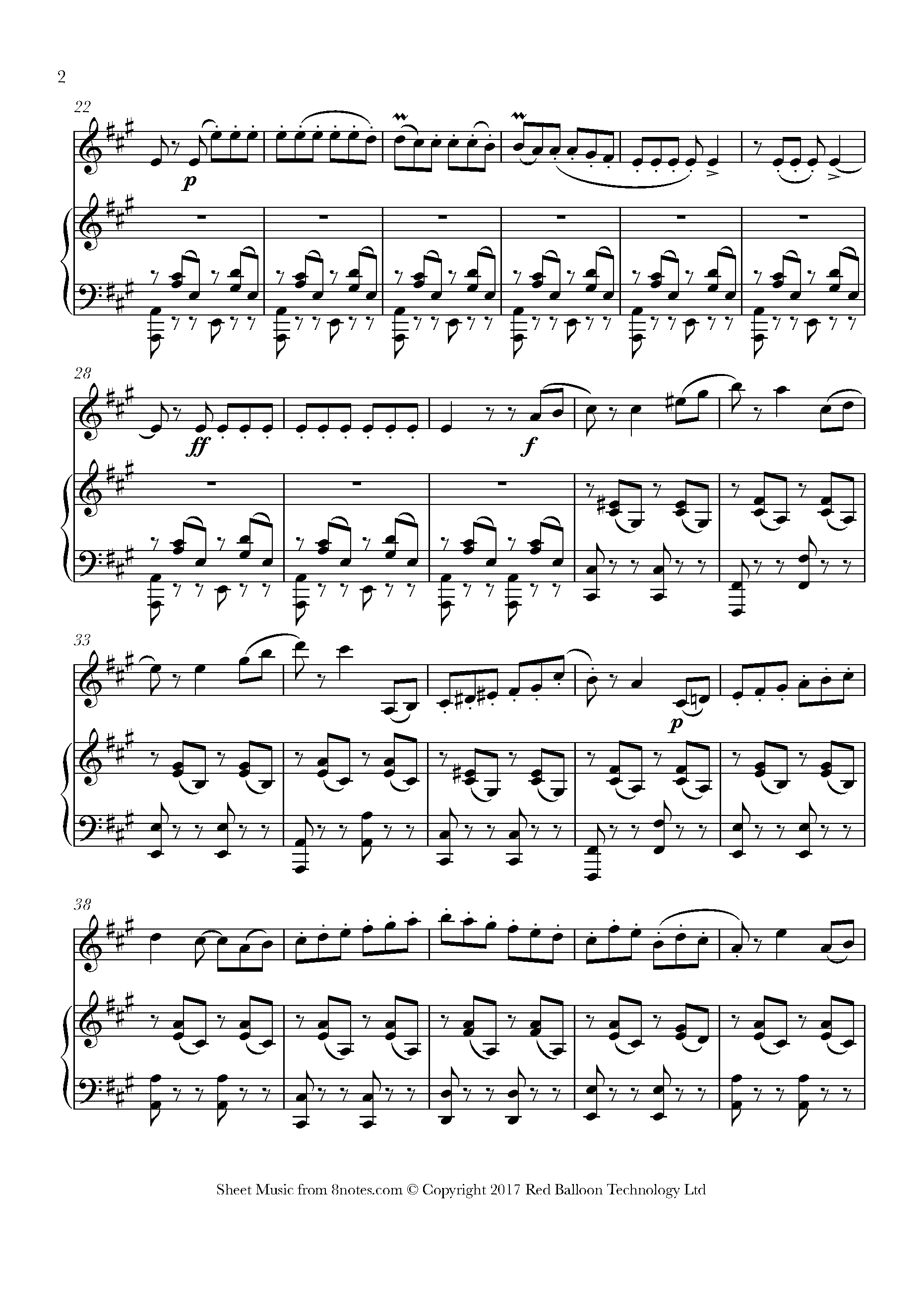 Sarasate Zapateado Intermediate Version Sheet Music For Violin 8notes Com