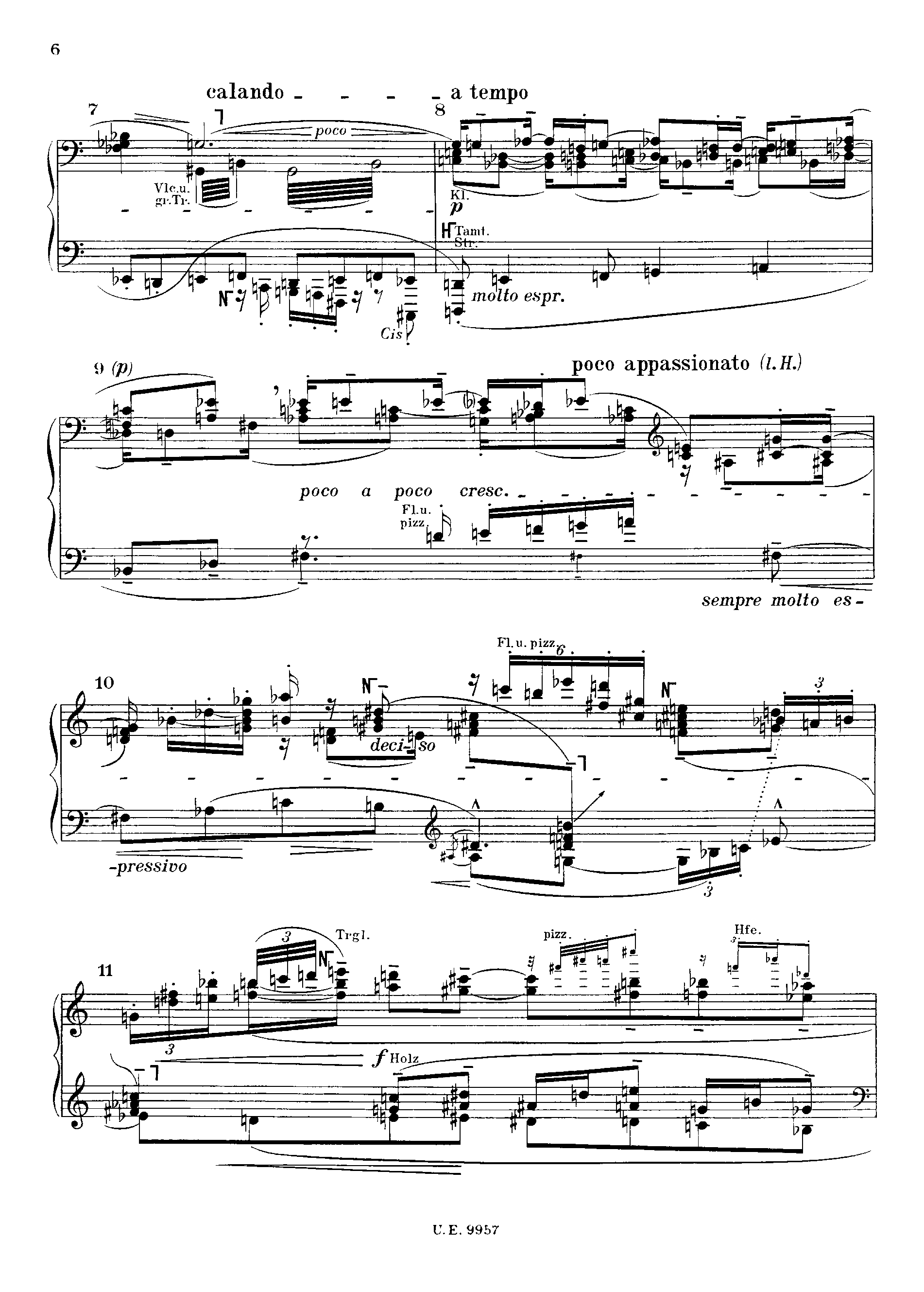 Der Wein by Alban Berg Sheet Music arranged by 8notes.com for Voice - 1 of 43 pages