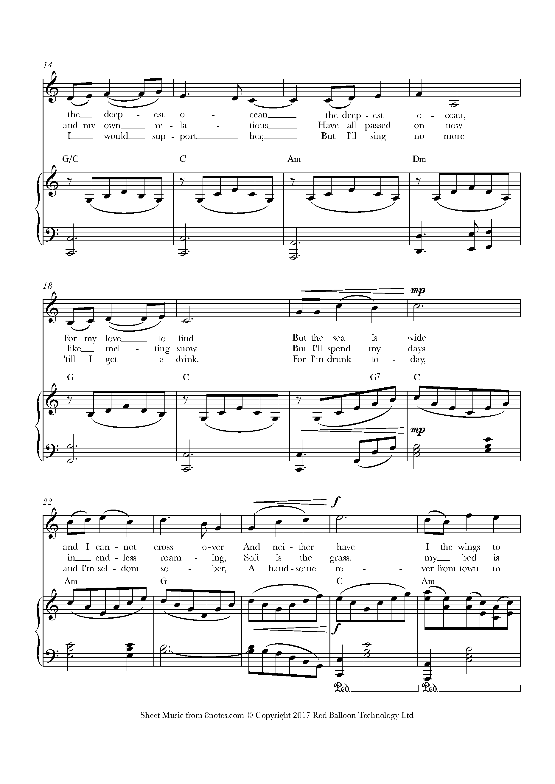 Carrickfergus Sheet music for Voice