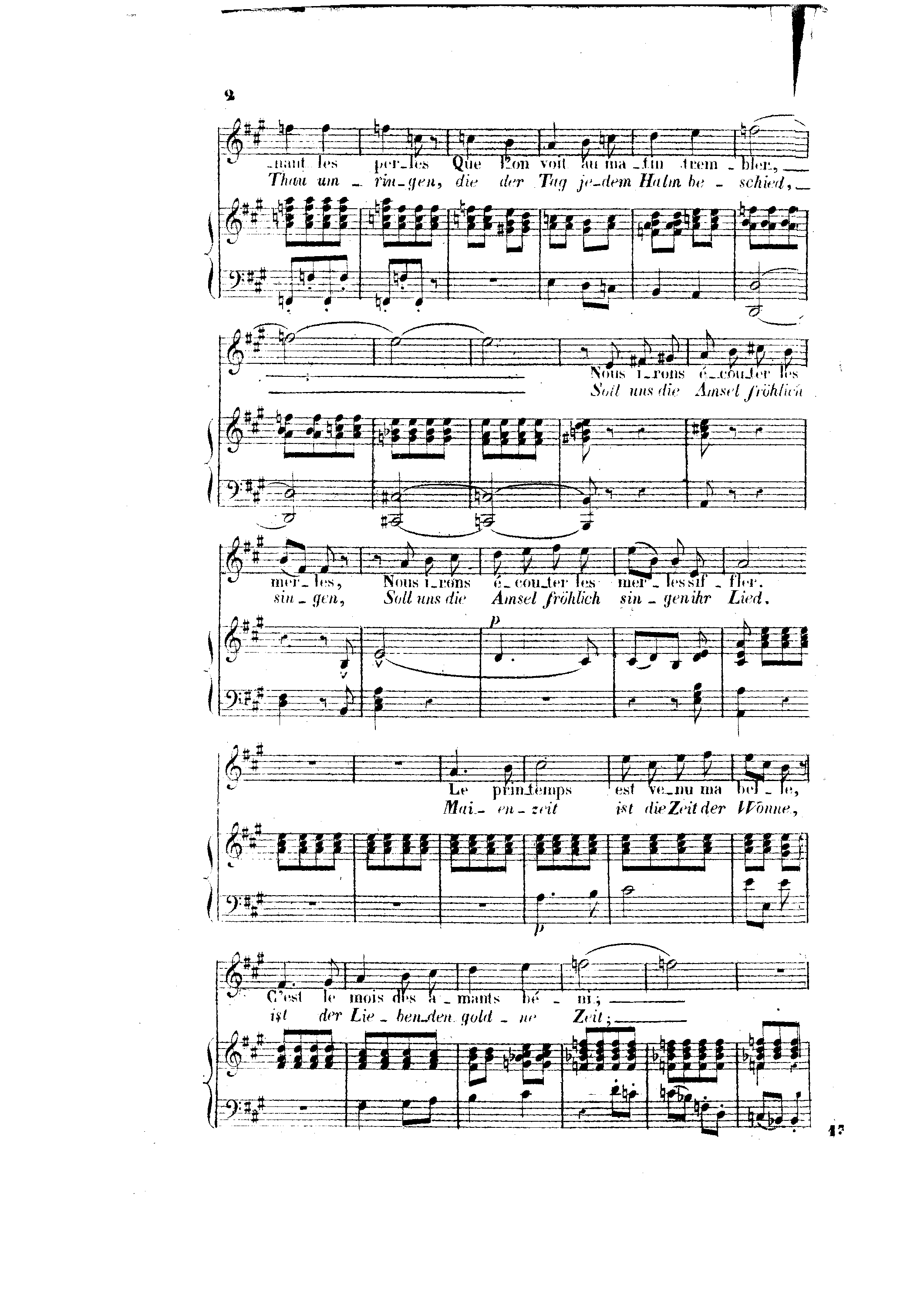 Berlioz, Hector - Villanelle, H 82 Sheet music for Voice - 8notes.com