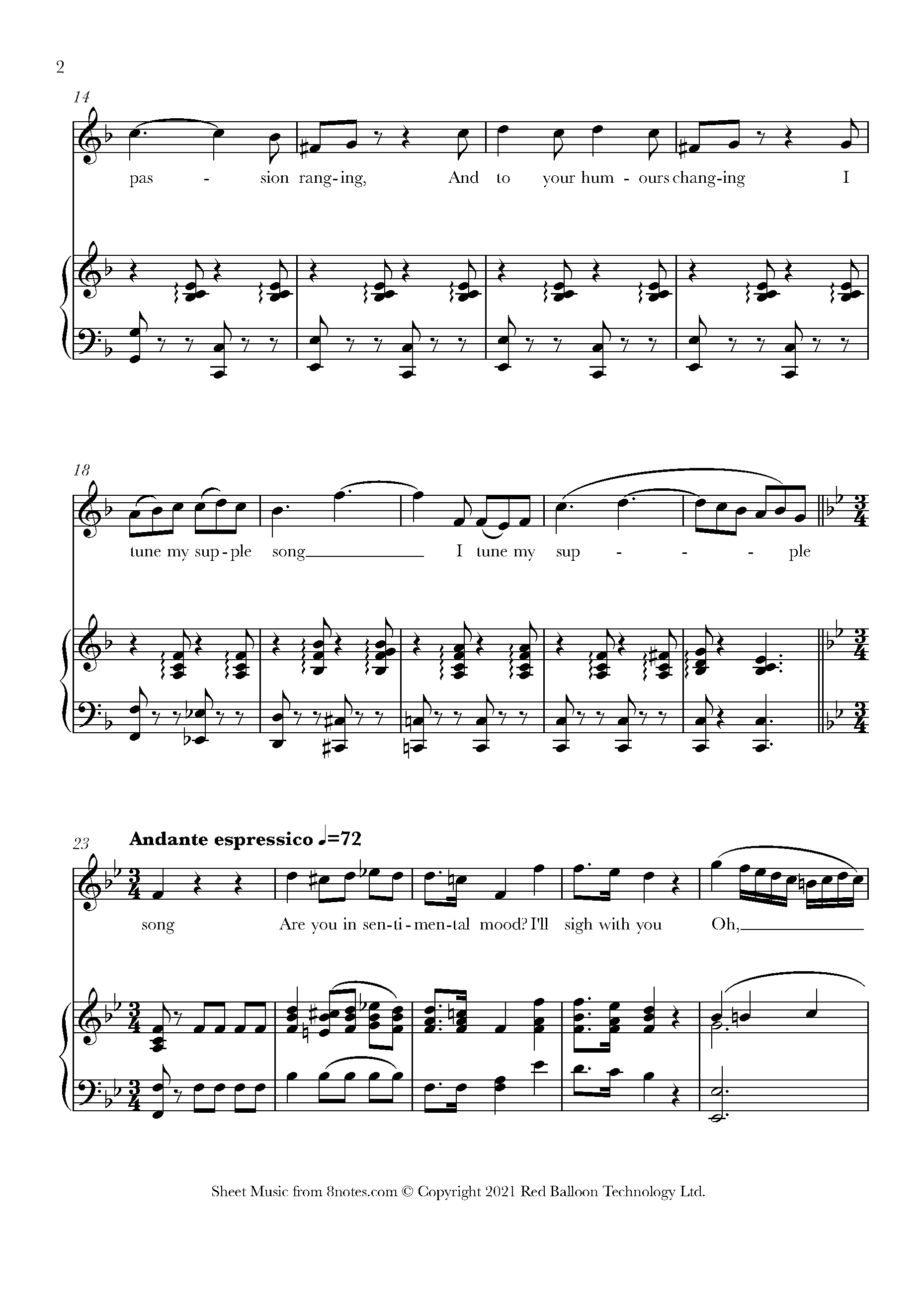 Sullivan A Wandering Minstrel I from The Mikado (Full Version) Sheet music for Voice