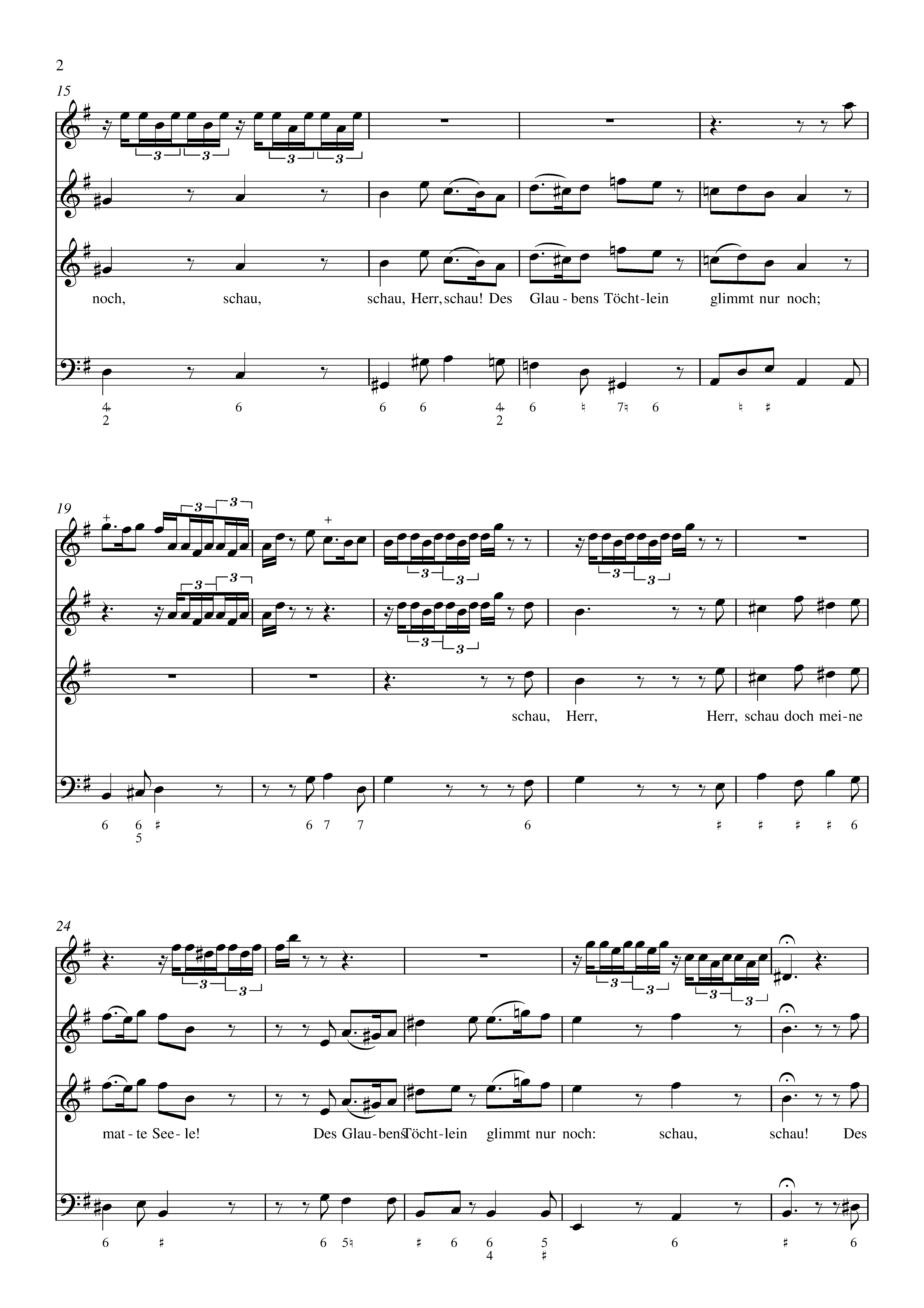 Telemann, Georg Philipp - Herr, schau doch meine matte Seele, TWV 1:767 ...