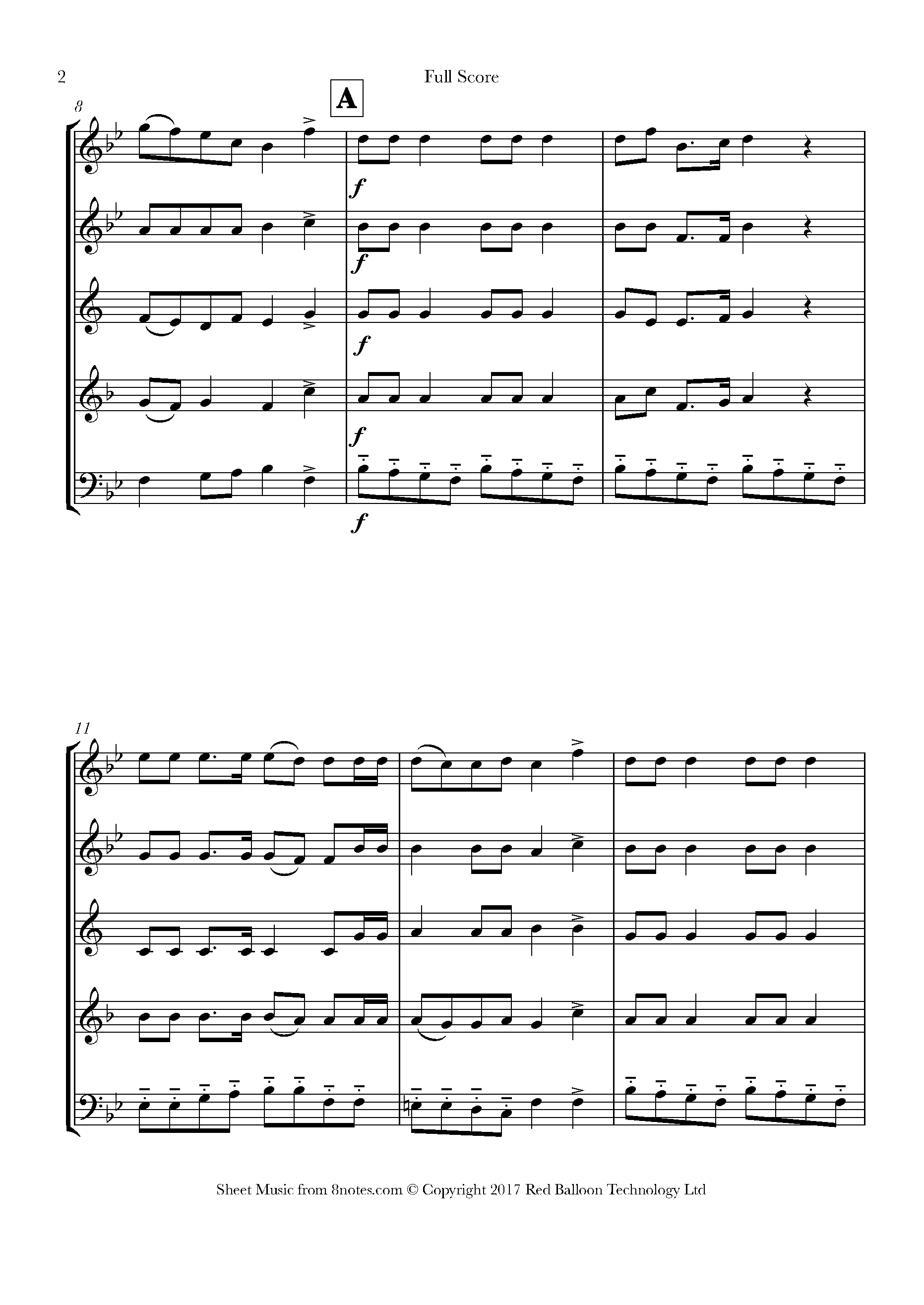 Jingle Bells Sheet music for Wind Quintet