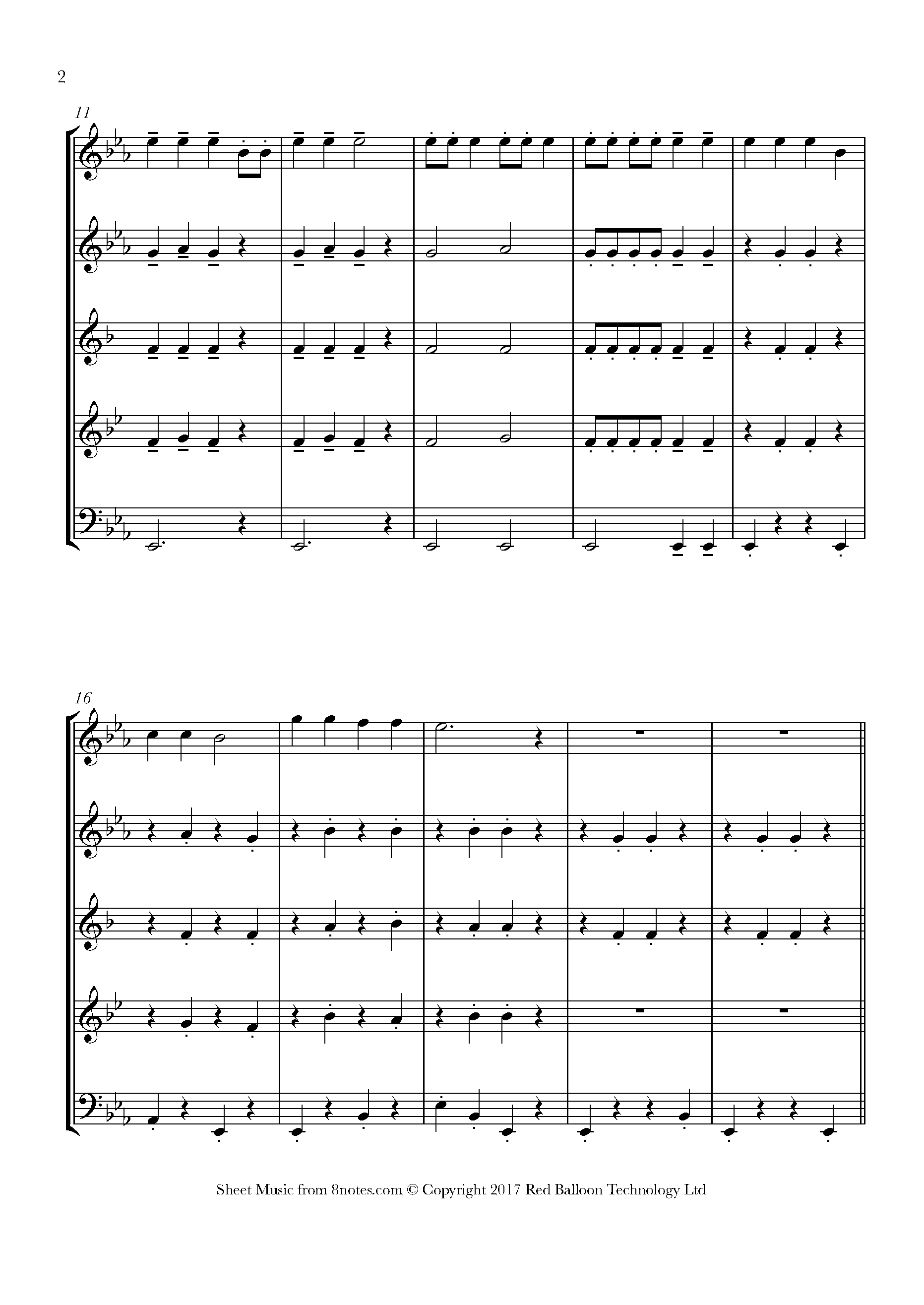 Old MacDonald Had a Farm (with variations) Sheet music for Wind Quintet