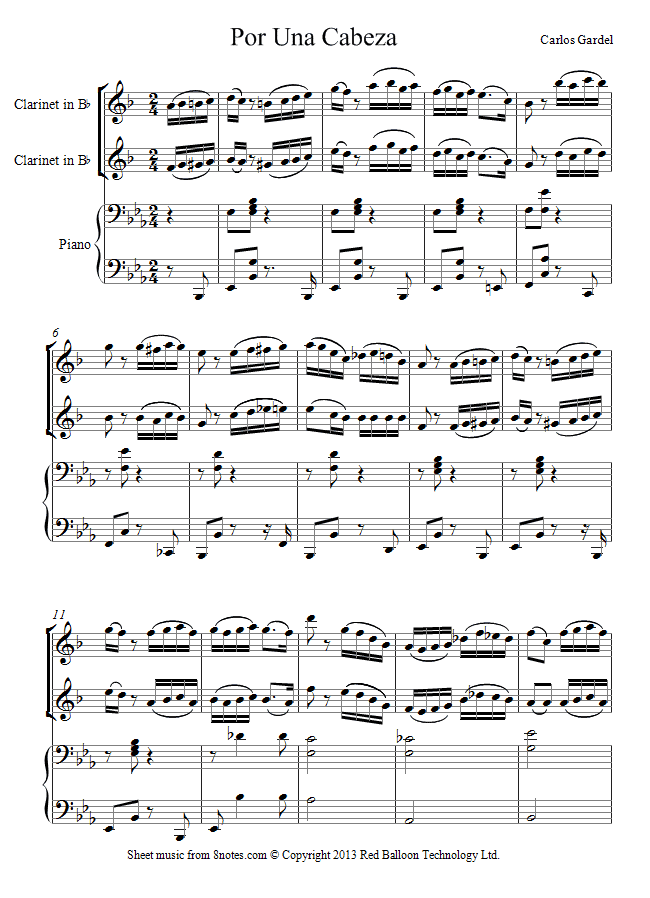 Por una cabeza карлос гардель где послушать