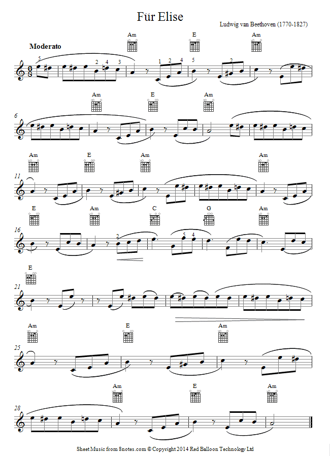 keyboard beethoven fur elise sheet music 8notes com fur elise sheet music with notes
