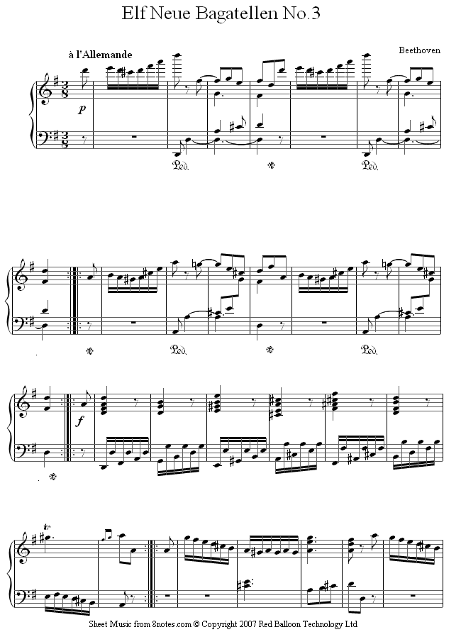 Бетховен bagatelle for piano. Бетховен Багатель Ре мажор Ноты для фортепиано. Бетховен Багатель 119 Ноты. Багатель Бетховен Ноты. Бетховен Багатель 9 Ноты.