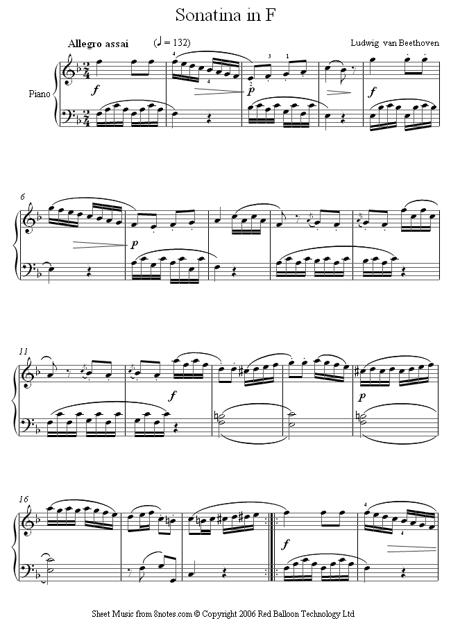 Beethoven sonatina in f pdf 1