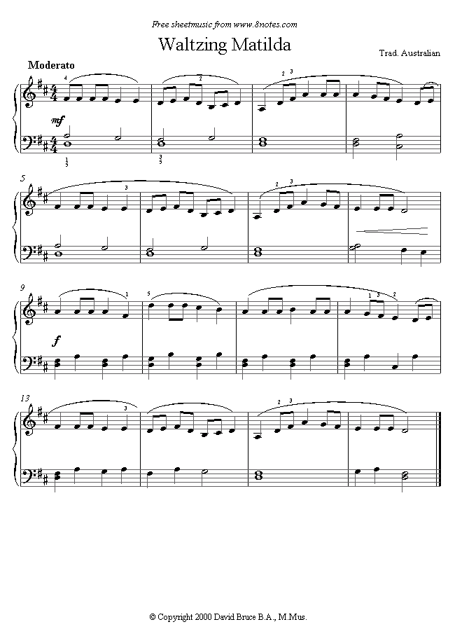 matilda waltzing 8notes anh 117a bwv polonaise sebastian imslp