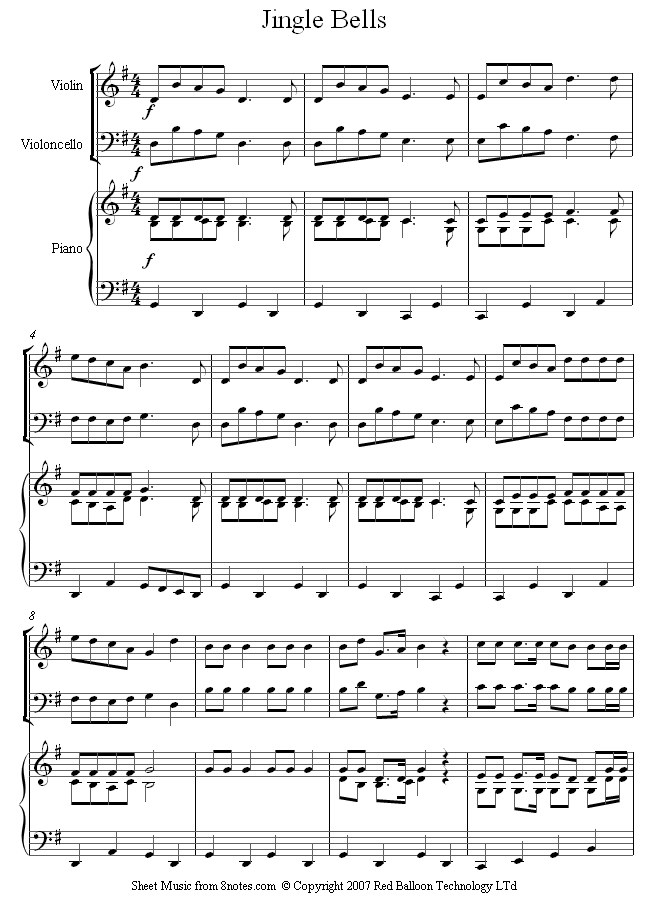 Download Jingle Bells Sheet Music Pdf Gif