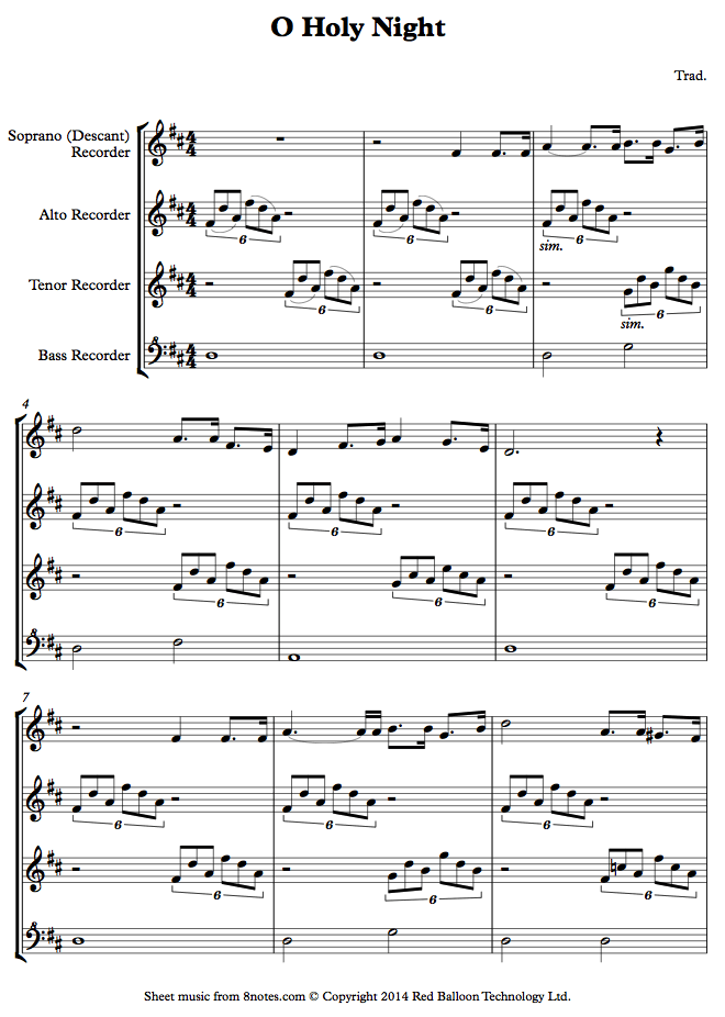 o holy night sheet music e flat major o holy night sheet music e flat major