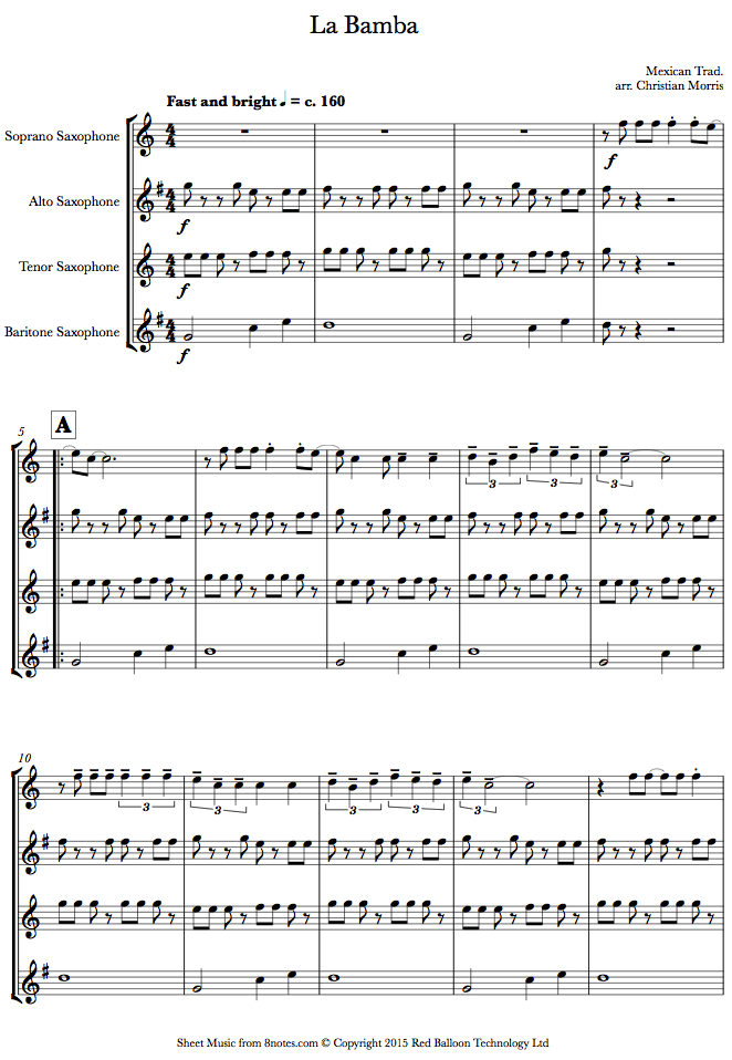 easy saxophone quartet sheet music free saxophone music sailors hornpipe sheet music