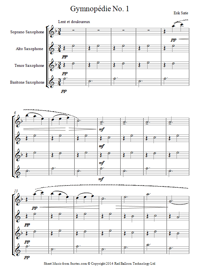 Erik Satie Gymnopedie Guitar Pdf
