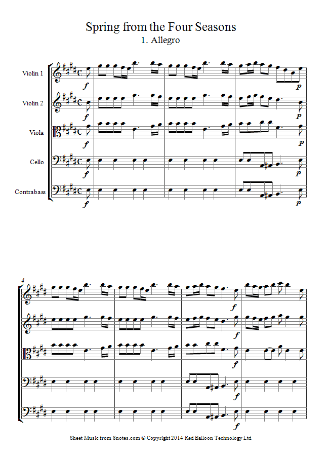 vivaldi spring piano easy vivaldi spring piano easy