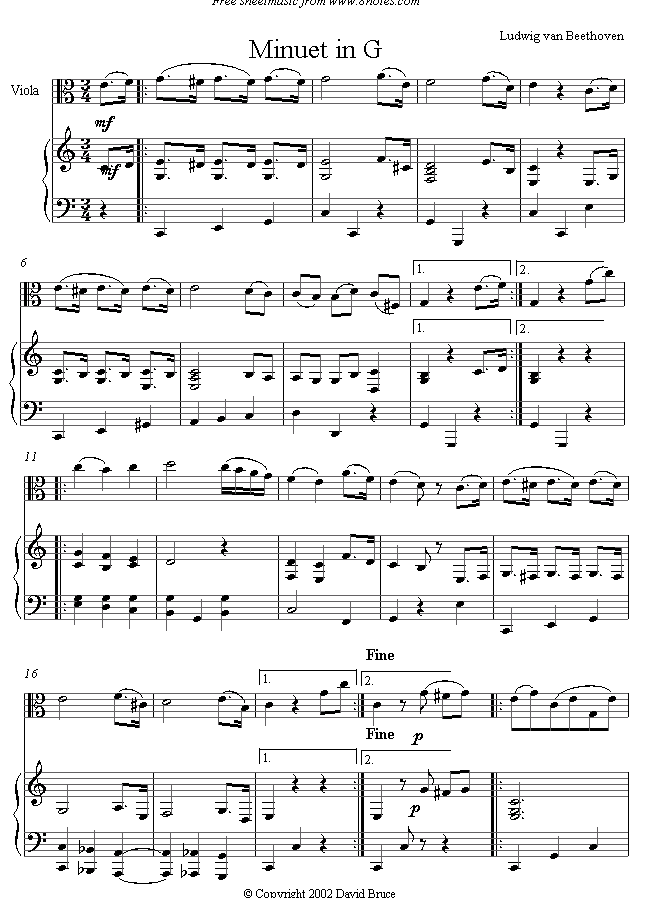 Minuet In G Major Piano Suzuki Minuet In G Major Piano Suzuki