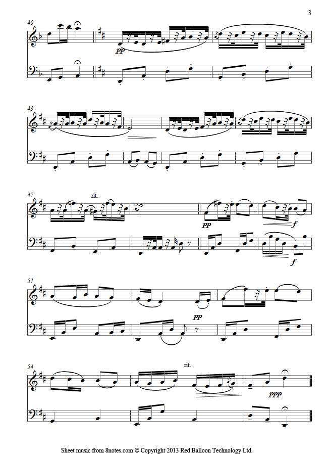 violin cello duet dvorak humoresque sheet music 8notes com humoresque sheet music