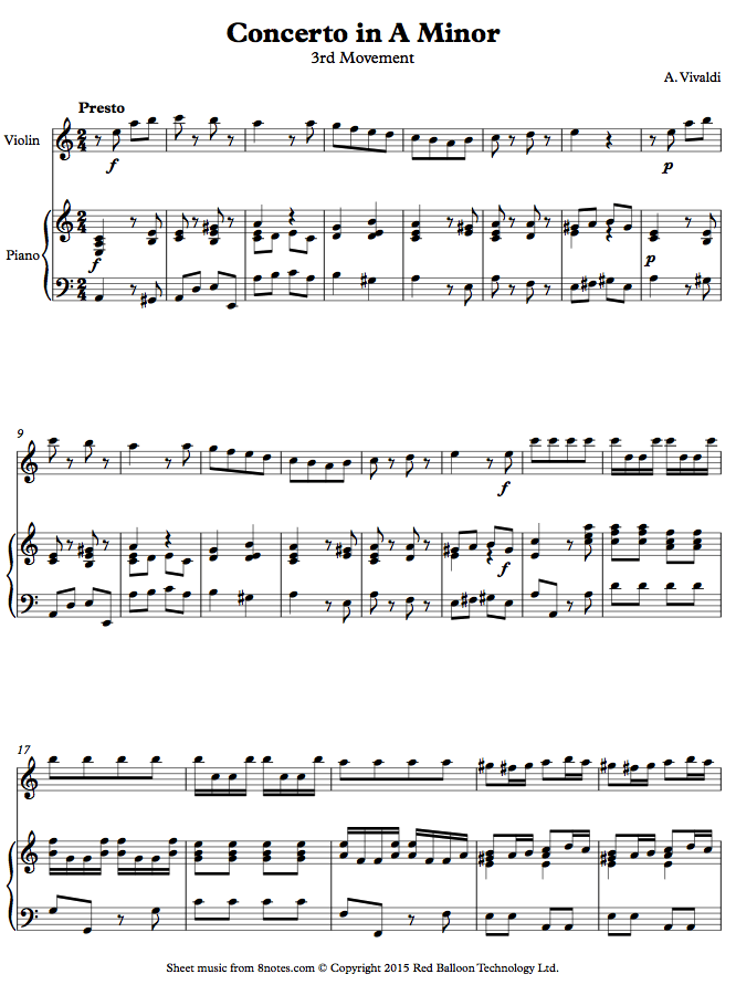 vivaldi a minor concerto vivaldi a minor concerto