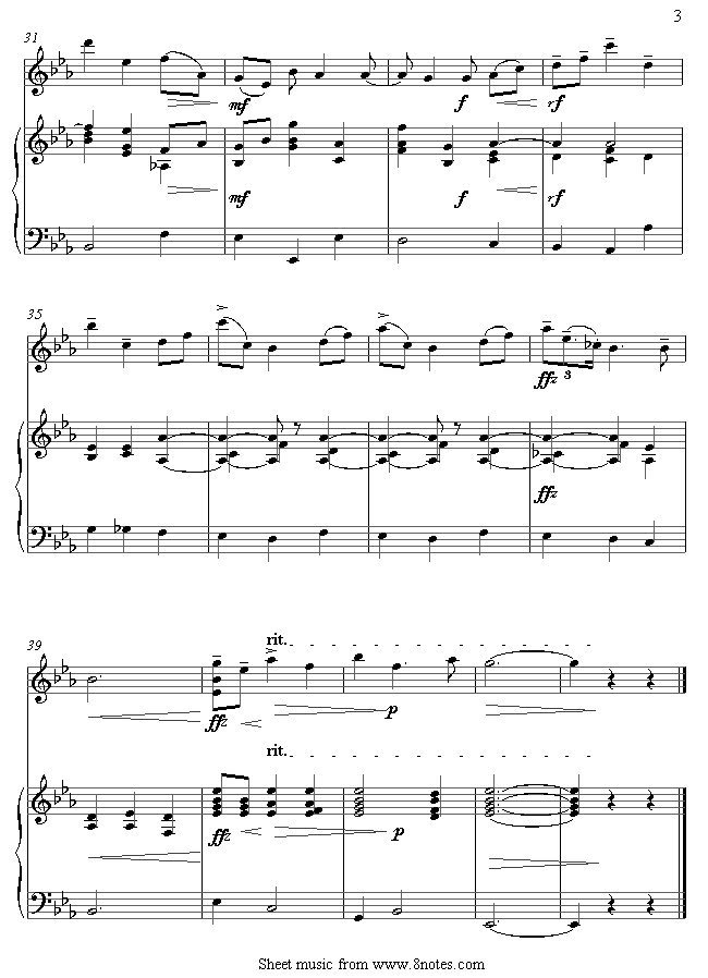 violin elgar nimrod sheet music 8notes com nimrod sheet music
