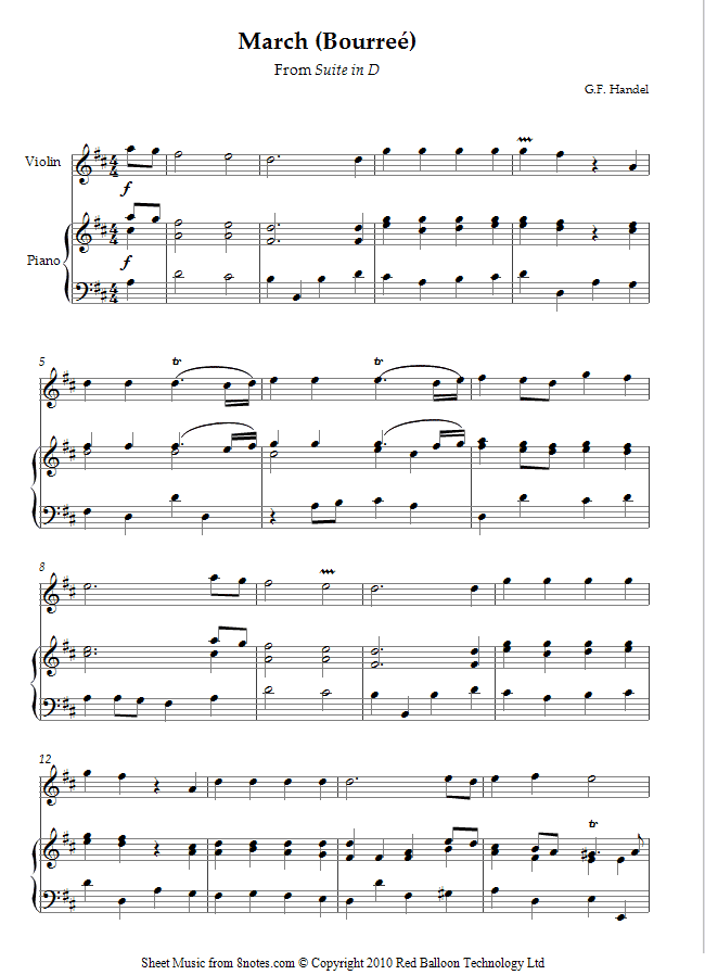 march of the metrognome violin